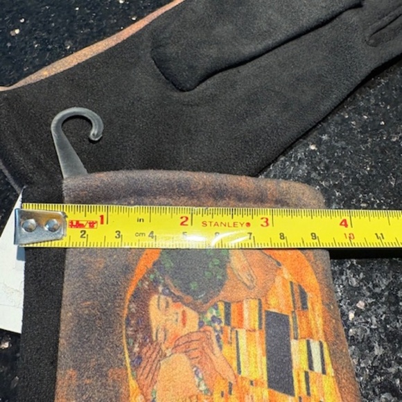 GUSTAV KLIMT The Kiss Women's sz 6.5 -7 finger gloves cotton viscose blend - Picture 15 of 16